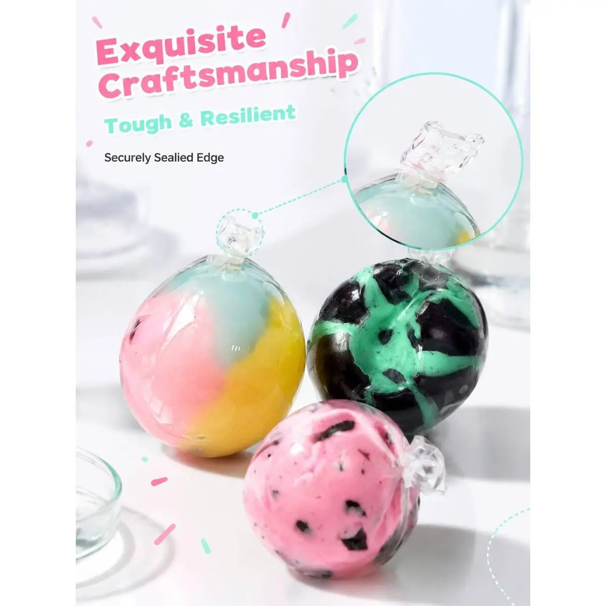 1PC Realistic crispy-textured, macaron-colored chocolate squeeze ball, Stress-Relieving Toy, Entertainment, Decompression Tool Valve Toy, Office Stress-Relieving Supplies, Small Gift Decoration, Squeeze Ball Toy. Soft, Fluffy, And Squishy.