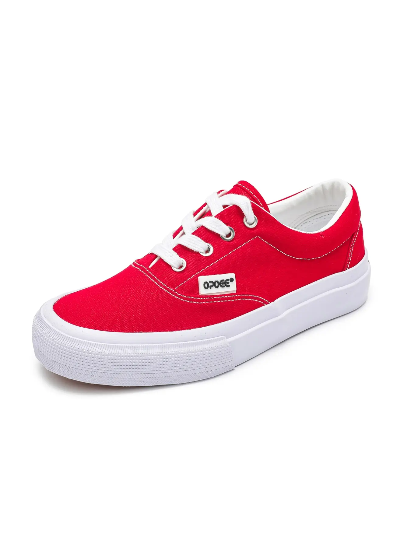 Opoee Canvas Shoes for Women, Casual Low Top Sneakers, Sports Shoes, Trainer Shoes, Walking Shoes, Spring Fall Fashion, Korean Style, Versatile Athletic Shoes