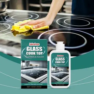 100g Glass Cooktop Cleaning Polish: Deeply removes stubborn stains from the stove, repairs scratches, and restores shine