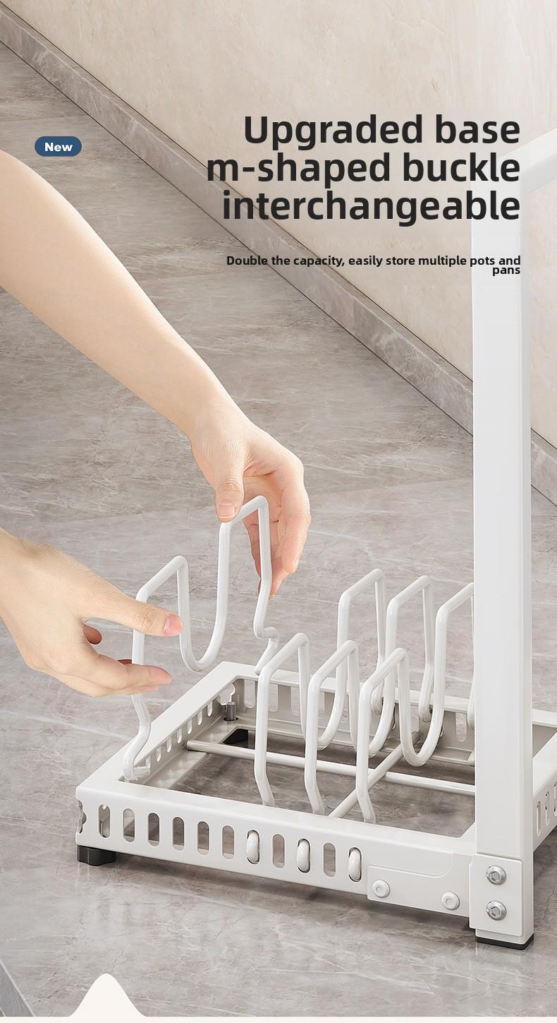 Household goods kitchen multi-functional 7-layer shelves, 304 carbon steel material, rust-proof, load-bearing strong shelves