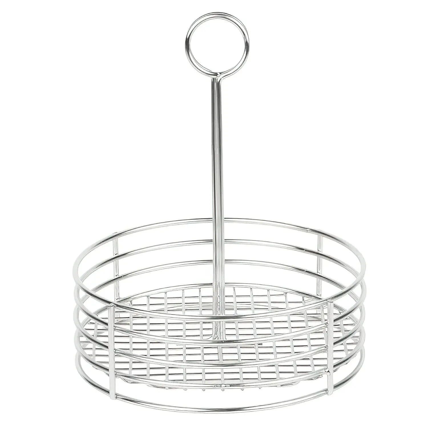 7.5 Round Stainless Steel Condiment Caddy, Table Caddies Collection