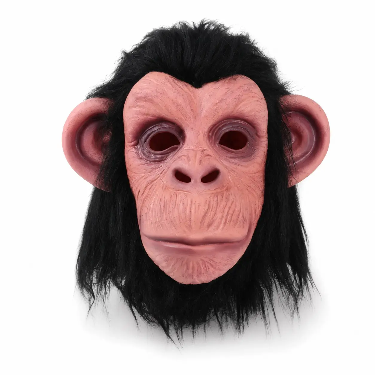 Funny Realistic Monkey Mask, Full Head Ape Face Costume, Halloween Party, Cosplay, Prank, Fun and Unique Accessory