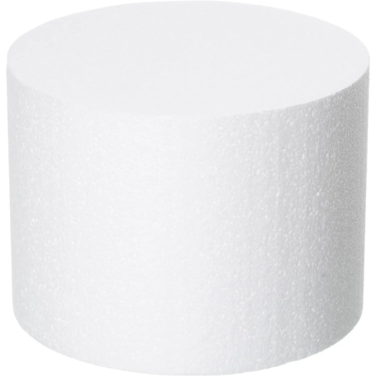 8 x 6 Inch Foam Cake Dummy 1 Pack White Dummy Cakes Styrofoam Sets Fake Cake Dummy Rounds for Crafting, Fake Wedding Cake