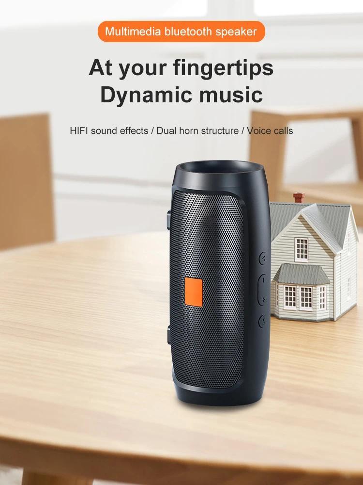 TF USB Bluetooth Speaker Dual Speaker Stereo Outdoor Tfusb Playback Fm Voice Broadcasting Portable Subwoofer Wireless Speaker tiktok made me buy it