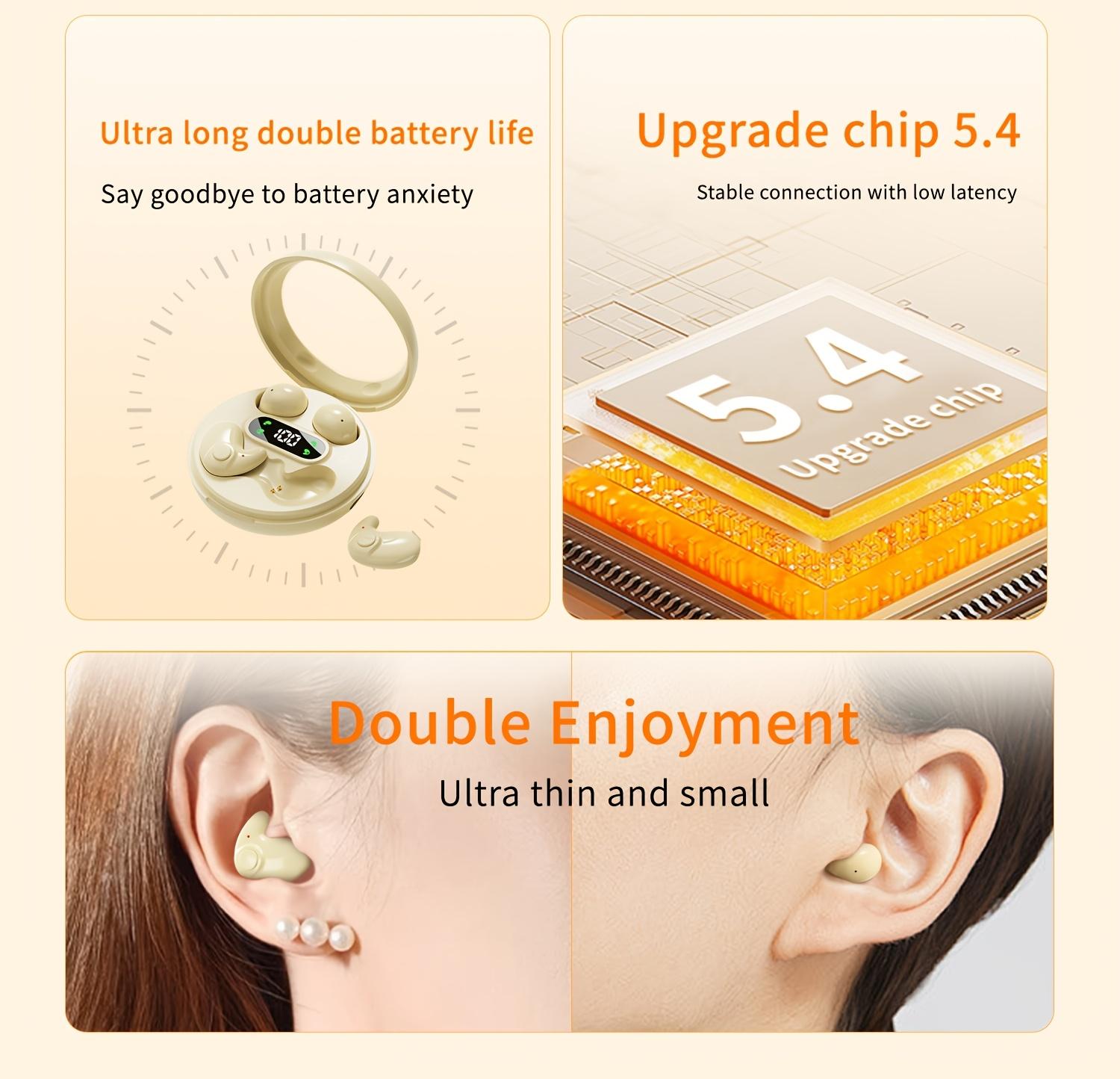 [Bass Loop Earbuds] 2 Pairs Of In Ear Wireless Wireless Earbuds,, Comfortable To Wear,Leisure, Sports, Sleep, Essential Partners, Compatible With All Smartphones, Wireless Earbuds, Sports Earbuds, Gaming Earbuds noise cancelling headphone