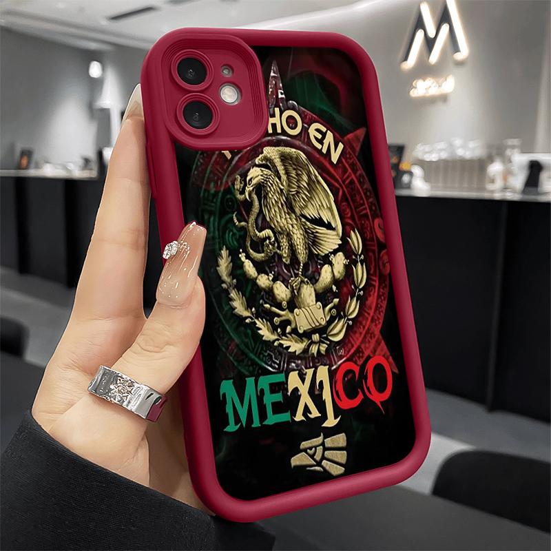 Case for iPhone 16 Pro Max 15 Plus 14 13 12 11 Cool Eagle Logo Anti-Scratch Shockproof Soft Silicone Protective Cover