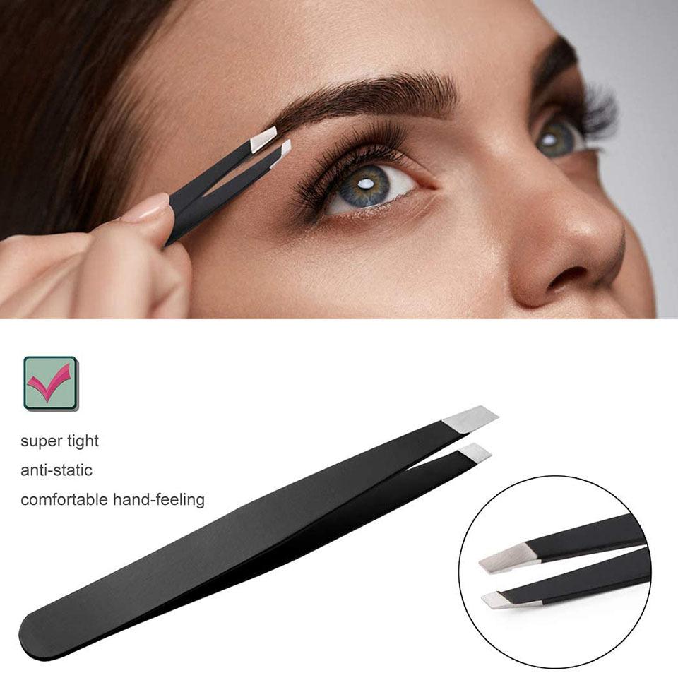 Free shipping Eyebrow Tweezers Eyebrow Clip Stainless Steel Eyebrow Tweezer Multi-purpose Eyebrow Trimming Shaping Tool