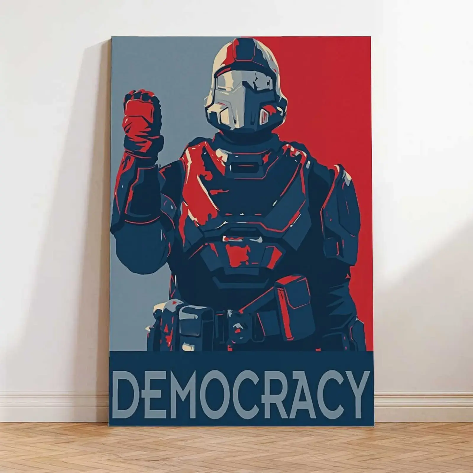 Helldivers 2 Military Wall Poster - Average Helldivers 2 Experience Themed Wall Picture Decor, Home Room Accessories for Game Room Decoration, Cool Room Decor, Tactical