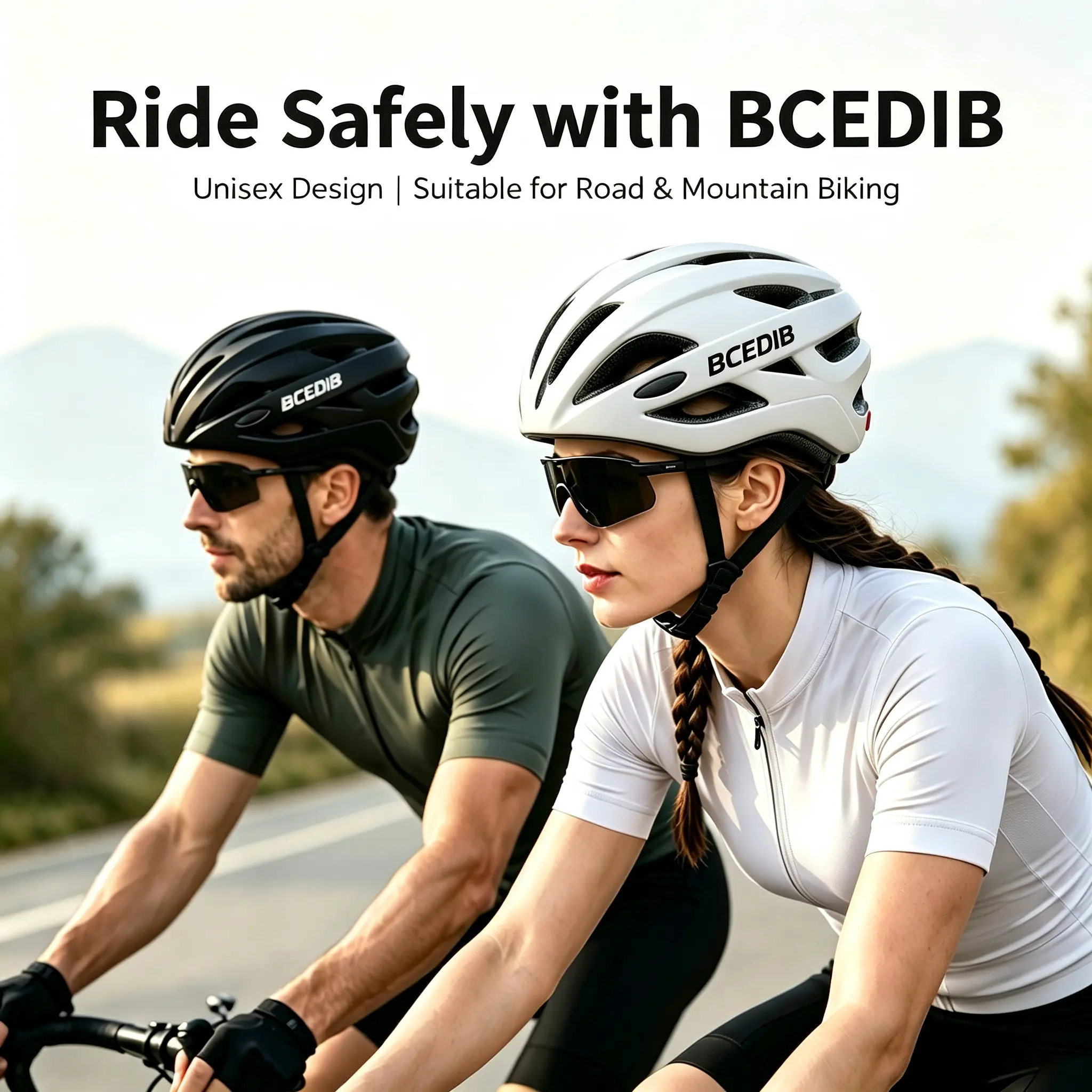 Adult Bicycle Helmet, High Aesthetic Quality Lightweight Comfortable Breathable Cycling Helmet, Cpsc Certified Adjustable Road Bike Helmet