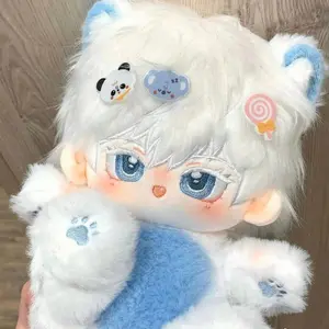 20cm Japanese Anime JK Satoru Gojo Kawaii Cosplay Cotton Doll Body With Skeleton Fans Collection Soft Plushies Toy Figures Gift