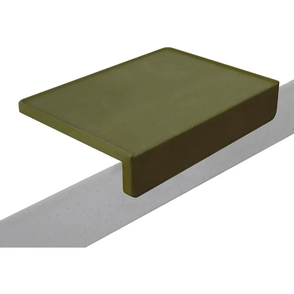 Espresso Tamping Mat, Portafilter Pad for Counter | ,Ultra Thick, & Heat Resistant,Non-Slip Corner Tamper Mat,Barista Espresso Machine Accessory,8"x6", Olive