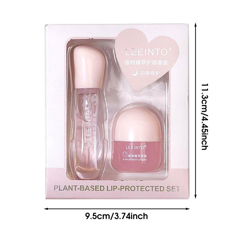 Moisturizing Lip Mask, Hydrating Plant Extract Juicy Lip Care Mask for Day & Night, Plumping Lip Oil for Women & Girls, Lip Moisturizer, Lip Treatment Oil