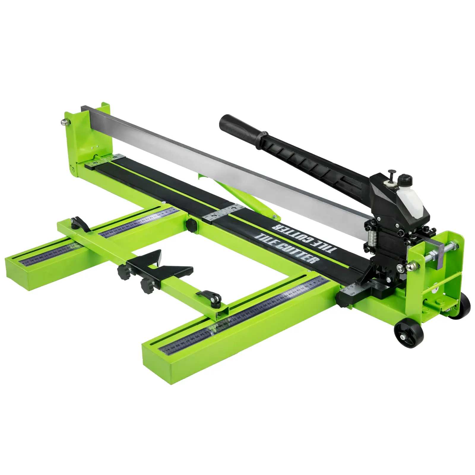 Tile Cutter 31.5 Inch Manual Tile Cutter 1.4 Inch Tile Cutting Machine Ceramic Porcelain Tile Cutter with Laser Guide All-Steel Frame and Bonus Spare Cutter Wheels Tile Cutter Hand Tool