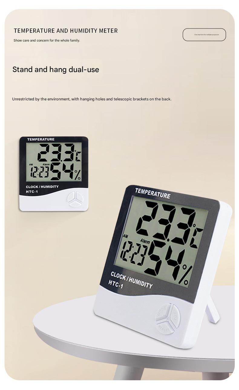 Thermohygrometer, digital display large screen thermohygrometer, thermostat, multifunctional digital thermohygrometer
