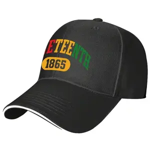 1 Juneteenth 1865 Freedom Black History Month Novelty Aesthetic Graphic Baseball Cap|, Lightweight, All-Season, Machine Washable
