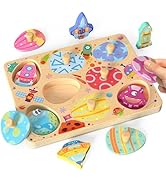 Easter Wooden Puzzles for Toddlers, 8 Pcs Farm Animal Matching Egg Puzzle, Montessori Toys for Boy Girl Birthday Gifts, Preschool Learning Activities & Educational Toys for Boys, Girls(Gag Toys & Practical Jokes)(Gag Toys & Practical Jokes) Easter Wooden Puzzles for Toddlers, 8 Pcs Farm Animal Matching Egg Puzzle, Montessori Toys for Boy Girl Birthday Gifts, Preschool Learning Activities & Educational Toys for Boys, Girls(Gag Toys & Practical Jokes)(Gag Toys & Practical Jokes)