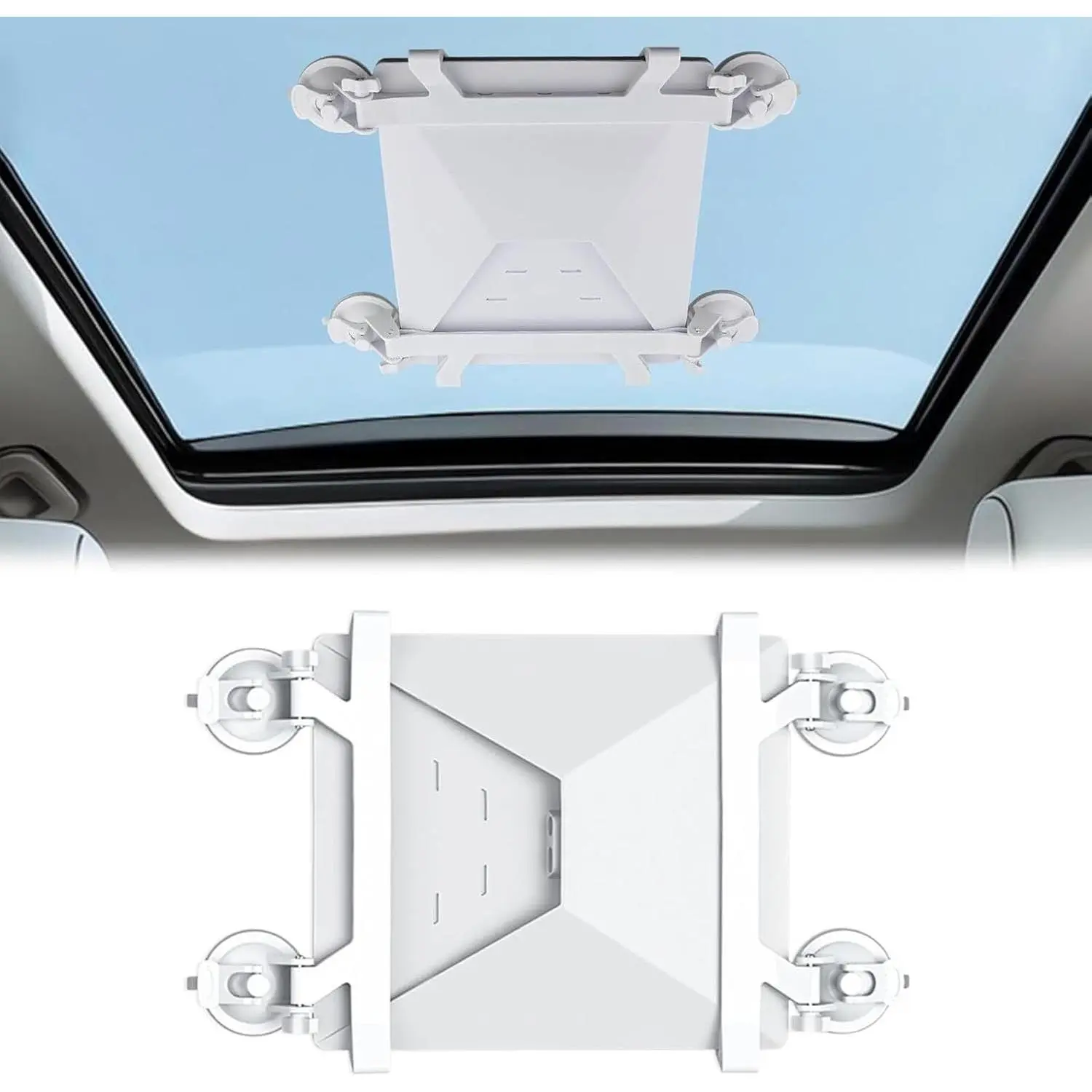 Starlink Mini Mount for ,Suction Cup Mount, Secure & Portable Mounting Kit, Fits  Windows, Sunroofs, RVs,  & , Compatible with Starlink Internet-White