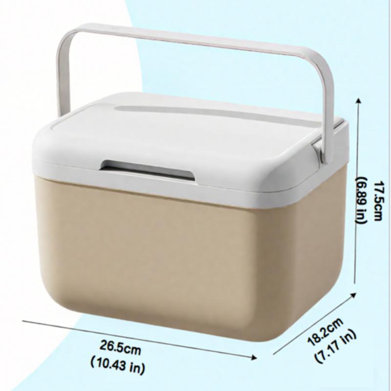 Portable Outdoor Cooler, Camping Cooler, Durable PU Material Cooler Box, Suitable for All Ages and Outdoor Activities