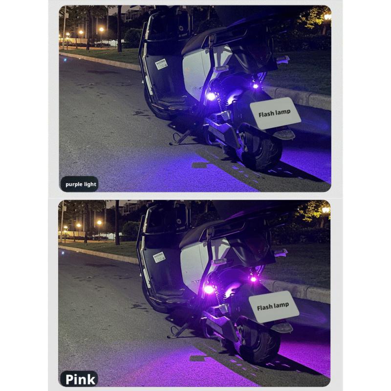 Car LED light, multifunctional car LED warning light, rechargeable wireless car light with remote control, decorative light, motorcycle, truck