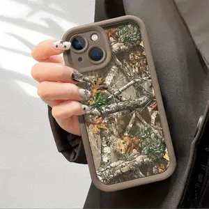 Phone Case: Creative Branch Pattern Ultimate Drop Resistance TPU Cover for iPhone 17 16 15 14 13 12 11 PRO MAX PLUS 17AIR 16E 17E 13 12 mini XSMAX X XS Samsung S26 S25 S24 S23 S22 S21 ULTRA PLUS A54 A53 A52 A36 A35 A33Full Coverage Slim Protective