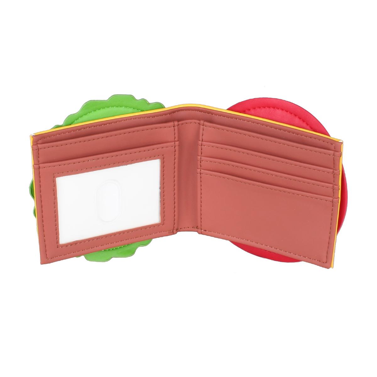Burger shaped cute women's wallet, designer men's ID card holder