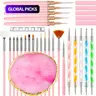 27 Pcs Nail Art Pen & Palette Set, Nail Art Kit, Gel Brush Dotting Tools, DIY Nail Salon Tools for Nail Design and Detail Drawing #GLOBAL PICKS