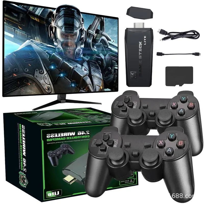 M8 2026 New Retro Game Console Wireless Dual Controllers HDMI TV Classic Arcade