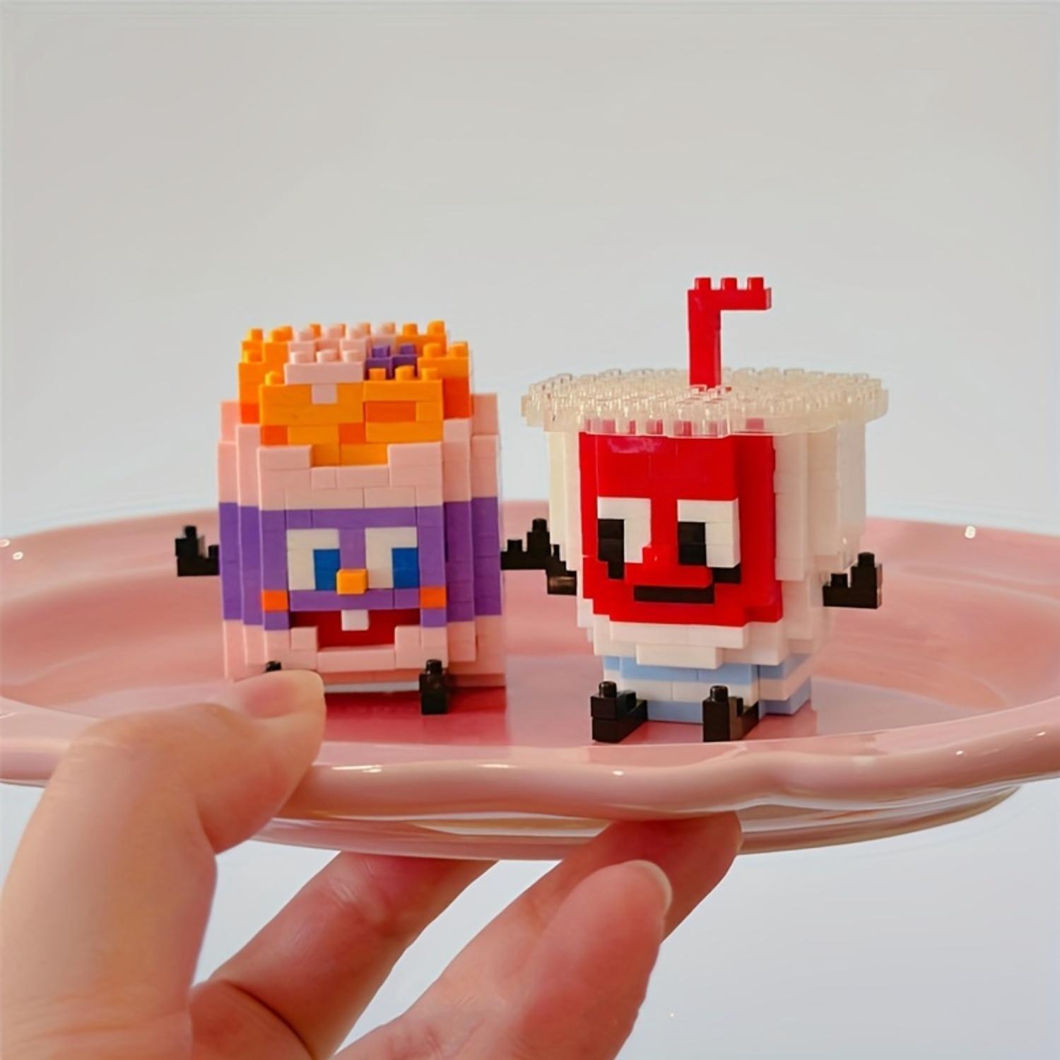 Food Design Assembly Building Blocks Toy, 1 Box Creative Building Blocks Toy, Educational Blocks Building Toy for Teenagers and Adults #GLOBAL PICKS