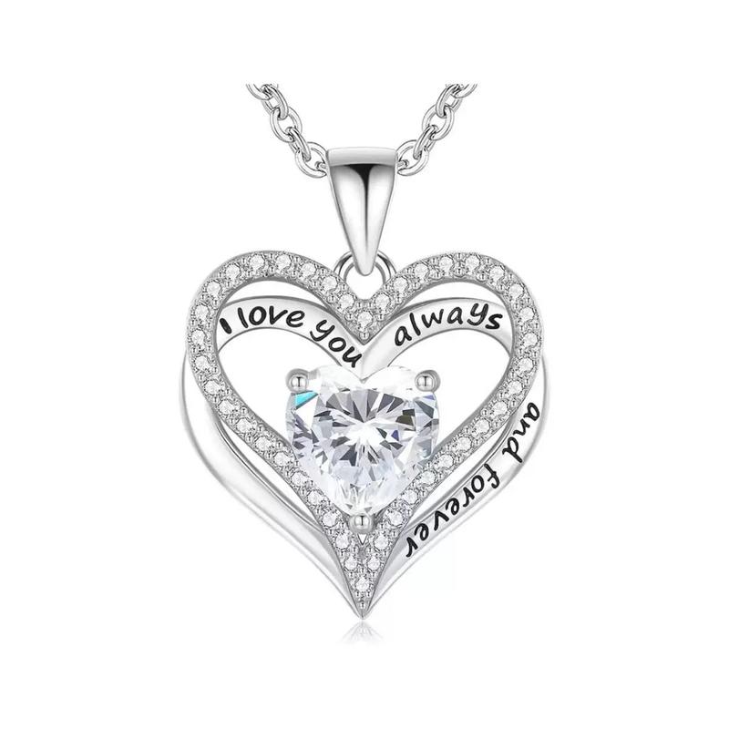 Infinity Heart Diamond Pendant, European and American Cross-Border Fashion, Twelve Chinese Zodiac Necklace, Wholesale Infinity Heart Diamond Pendant, European and American Cross-Border Fashion, Twelve Chinese Zodiac Necklace, Wholesale