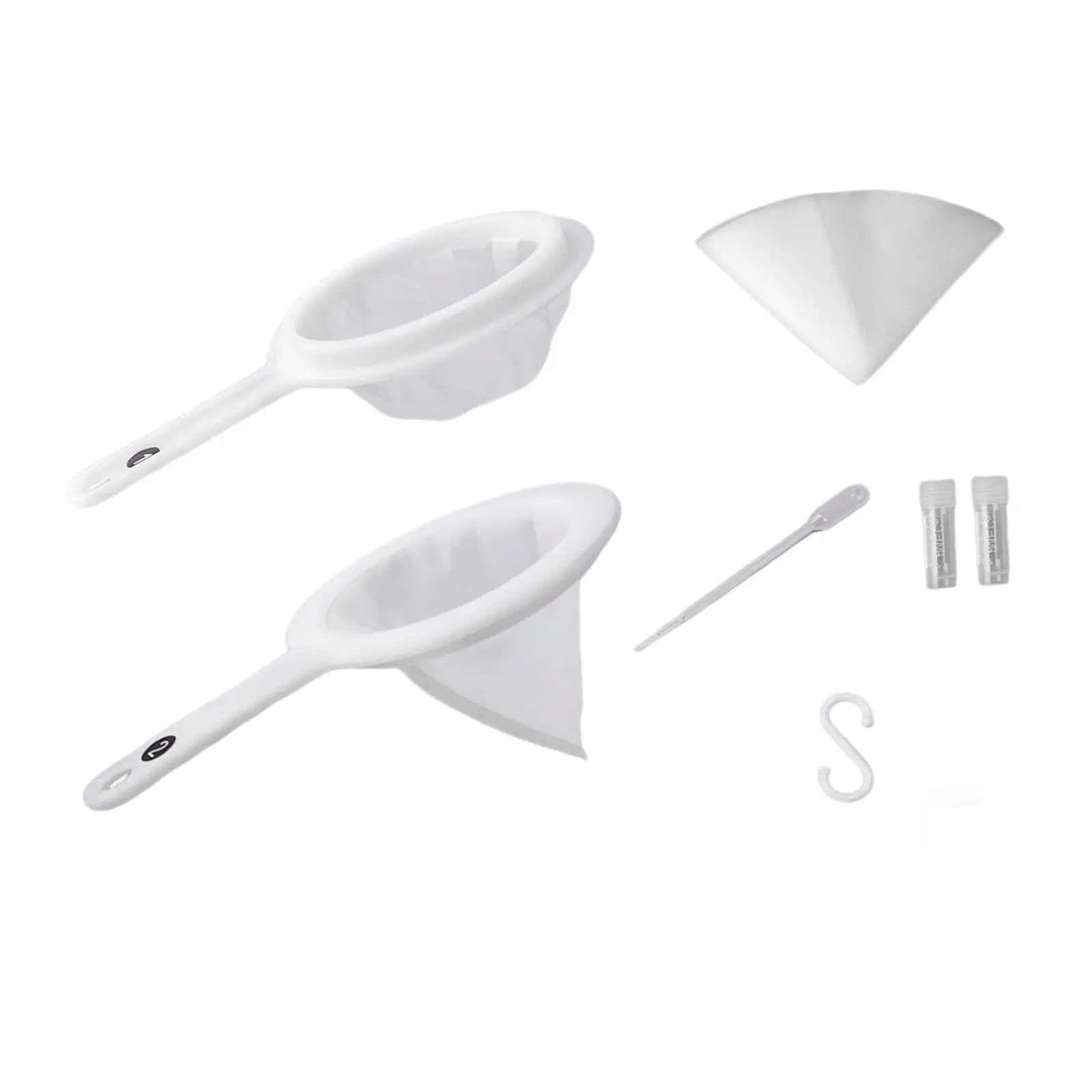 Nylon Artemia Larvae Sieve Net with Dropper, Ideal for Rinsing, Collecting, and Filtering, Durable and Efficient Aquarium Tool