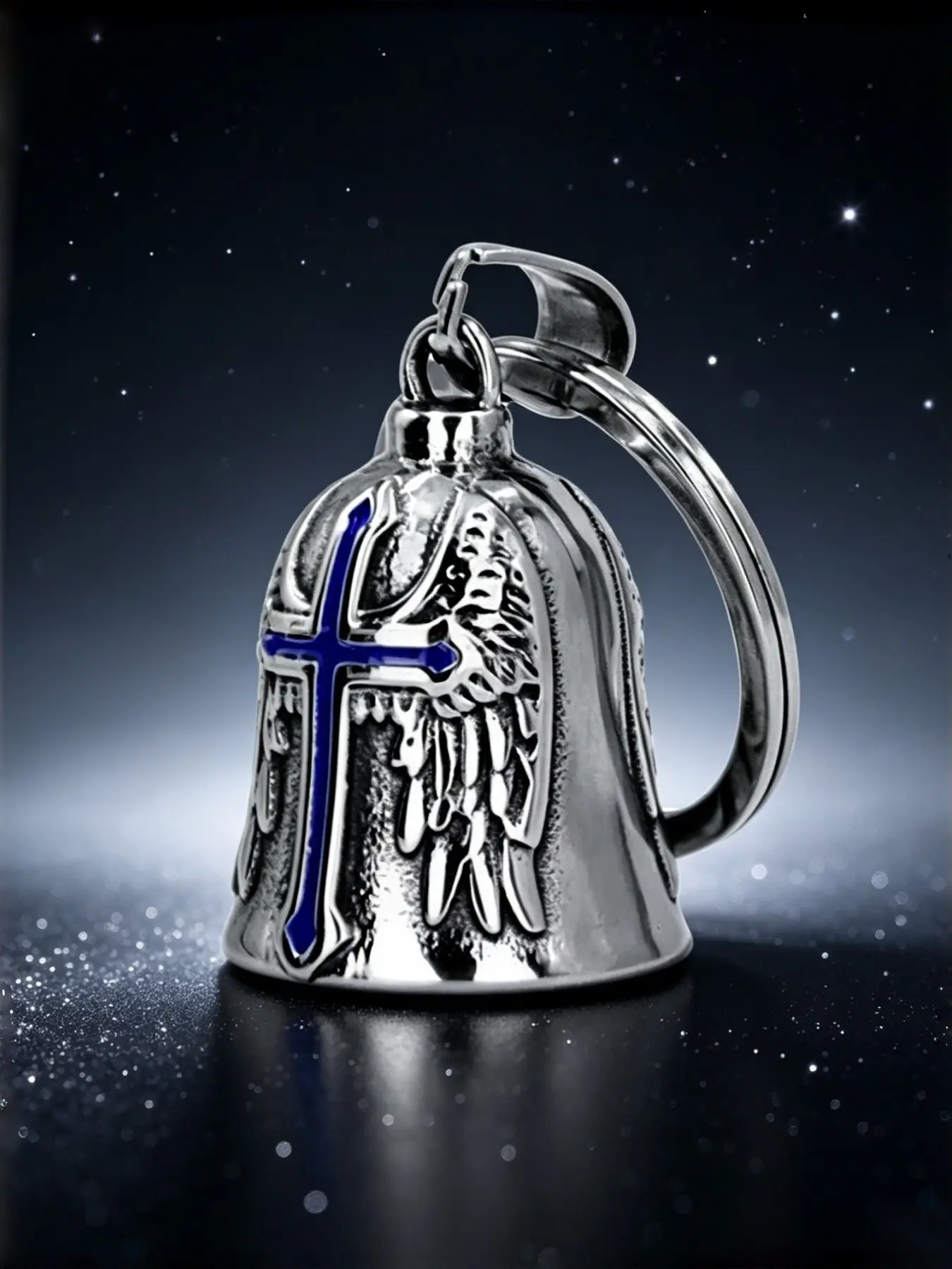Alone Luna Motorcycle Bell, Christmas/halloween Bell, Gremlin/guardian Keychain, Lucky Riding Bell, Durable and Fashionable Design
