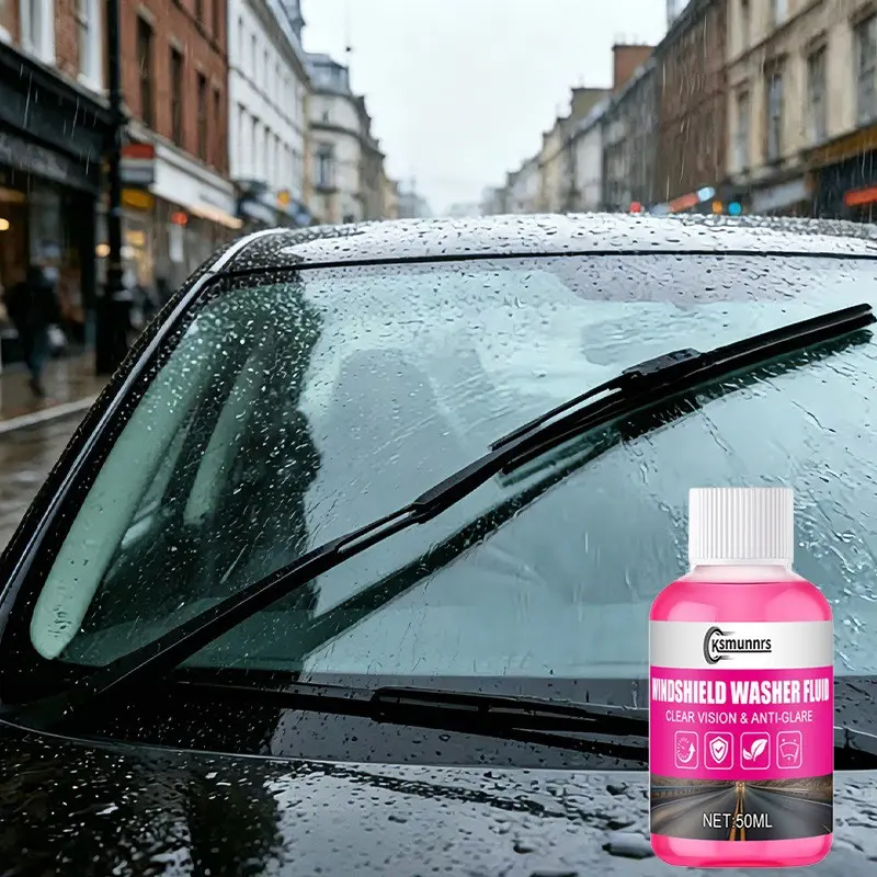 Concentrated Windshield Wiper Fluid, Anti-Freeze Formula, Long-Lasting Protection, No Residue, Compatible with All Cars, Enhances Visibility