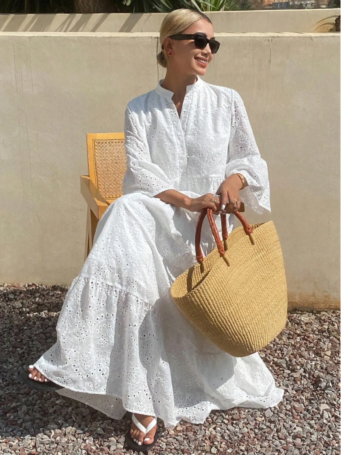 Dress for Summer, Bohemian Style Beach Wear, Vacation Fashion Sharing, Perfect for Coastal Looks, Trendy Daily Wear, Chic