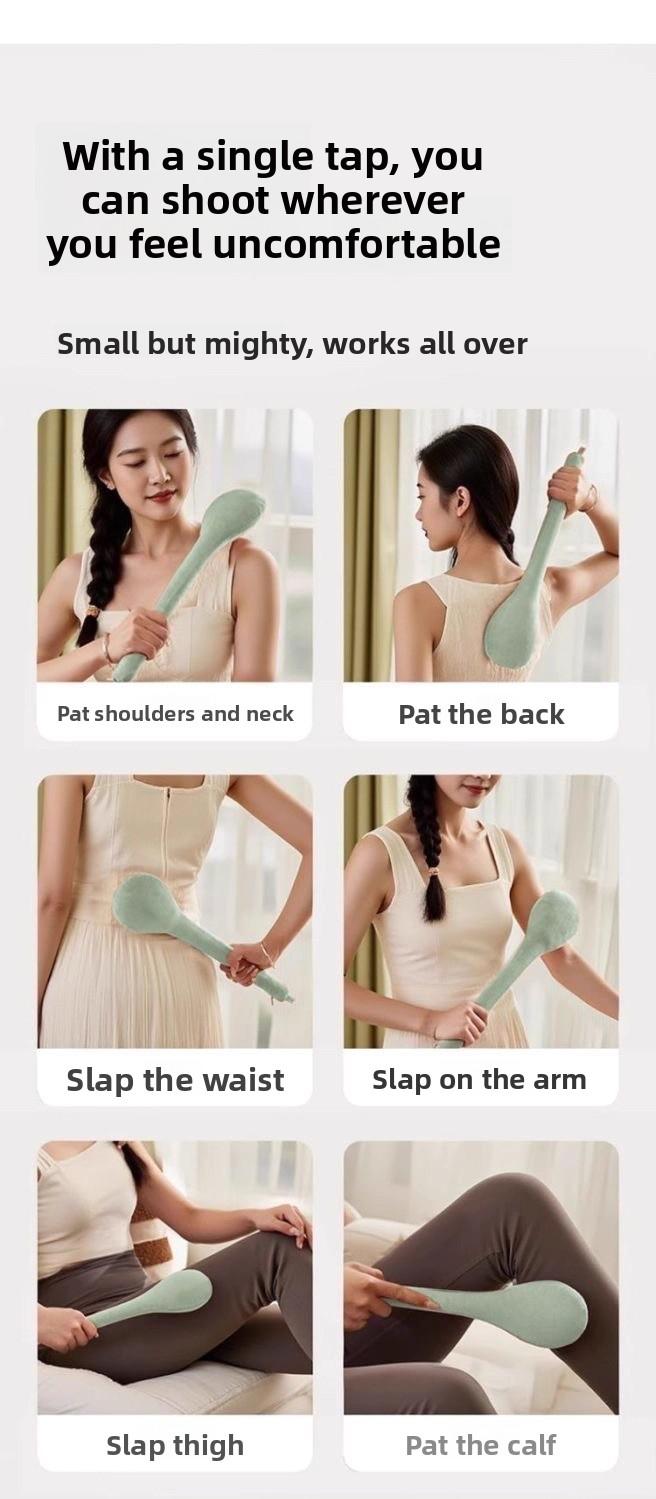 Meridian massage stick, health care tapping device, back and shoulder massager, moxa massage hammer, traditional Chinese medicine meridian stick for unblocking meridians