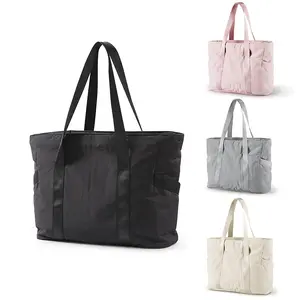 Women's Tote Bag – Features a zipper and multi-compartment design; a shoulder/handheld bag suitable for nurses for work, travel, and the gym