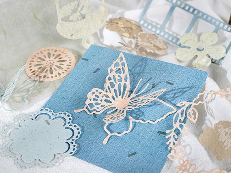 96 Sheets Textured Scrapbook Paper and Mesh Fabric Assorted Set  6 Mixed Special Paper for Scrapbooking Planner Bullet Junk Journal Supplies Mixed Media Collage Card Embellishments 3.9x5.5 Inch