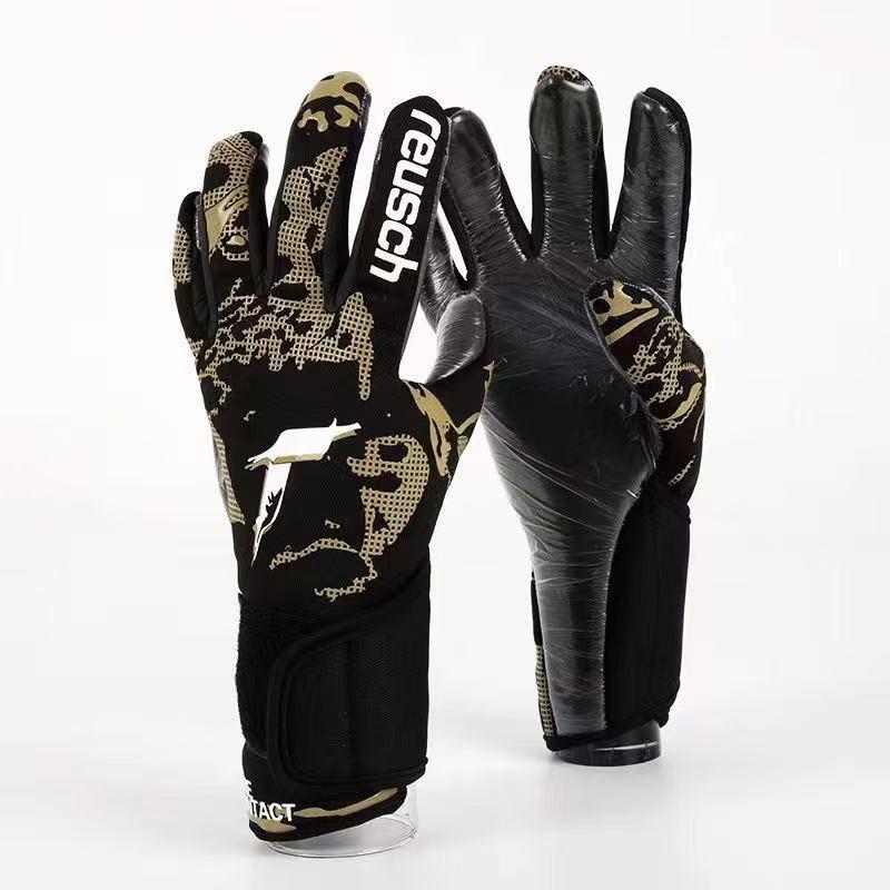 Football goalkeeper gloves for adults and children, professional training goalkeeper gloves, non-slip and wear-resistant latex soccer accessories how to kick a soccer ball