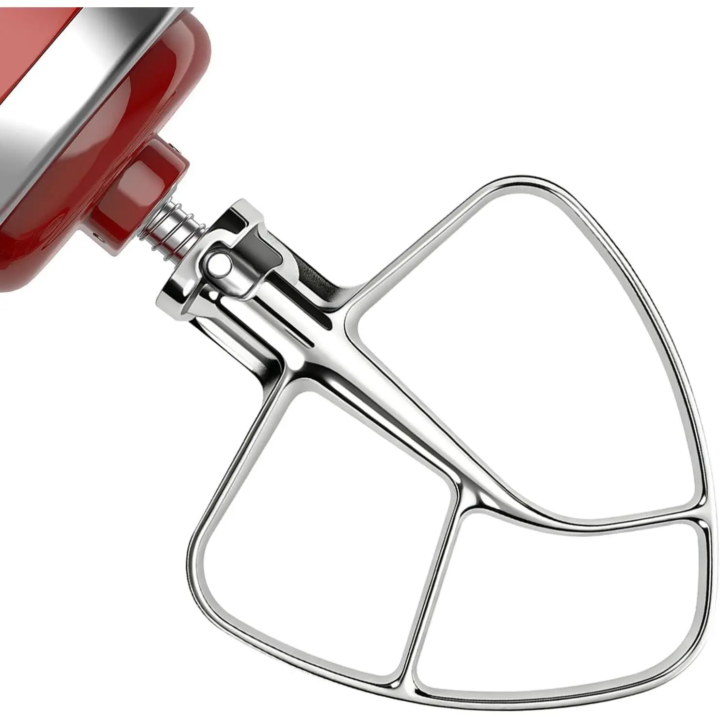 K45B Stainless Steel Flat Beater Replacement for KitchenAid | Paddle Attachment, Fits 4.5-5QT Tilt-Head Mixers, Dishwasher Safe, Great for Cake Batter, Cookie Dough & Mashed Potatoes