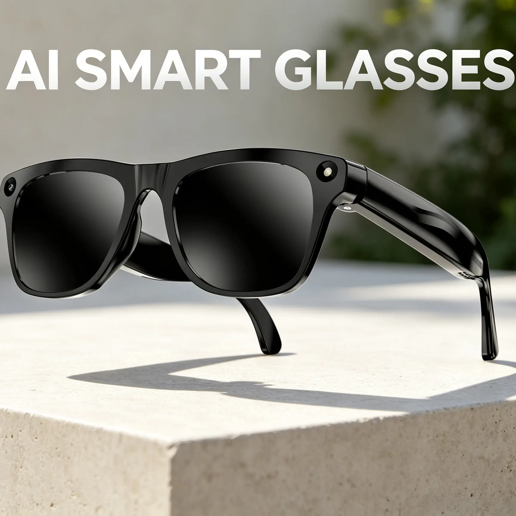 2026 Upgrade Ai Smart Glasses, UV Protection, Gpt Chat, 8mp Camera, Ai Translation, Bluetooth-compatible Call, Lightweight 40g, Unisex, Daily Use, Driving, Travel