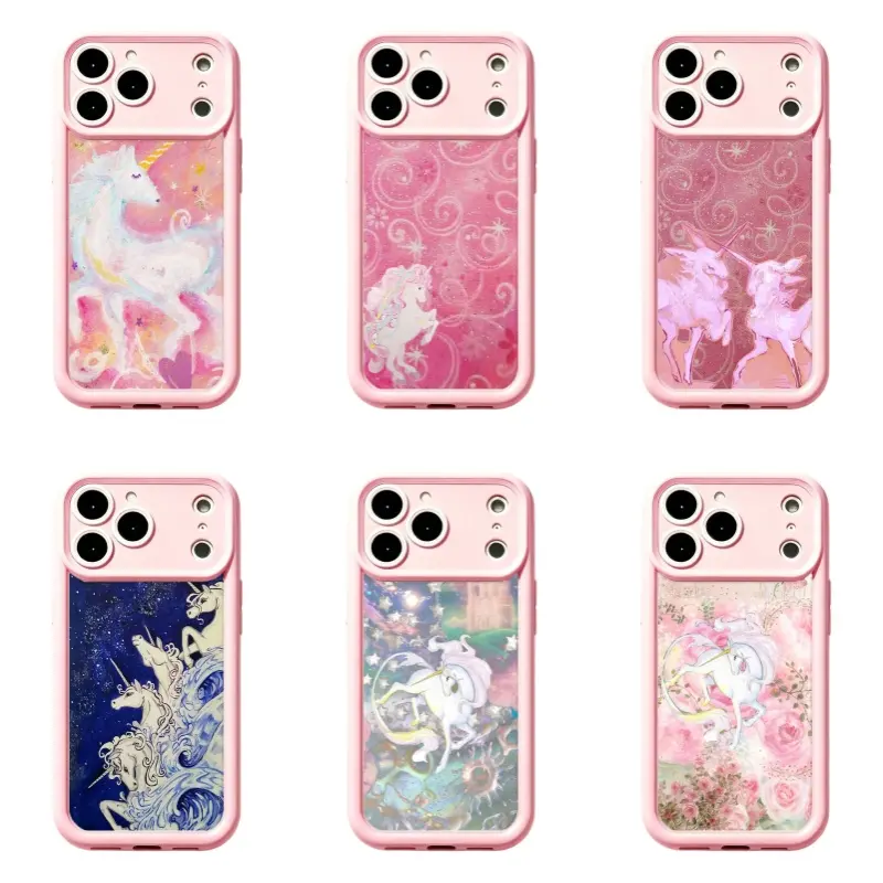 Glitter Girly Vintage Unicorn Phone Case,For iPhone 11 12 13 14 15 16 17 promax for Samsung S26 S25 S24 S23 S22 S21  special chistmas gift,Gifts For Fans Men Women,Phone Accessories,phone cases