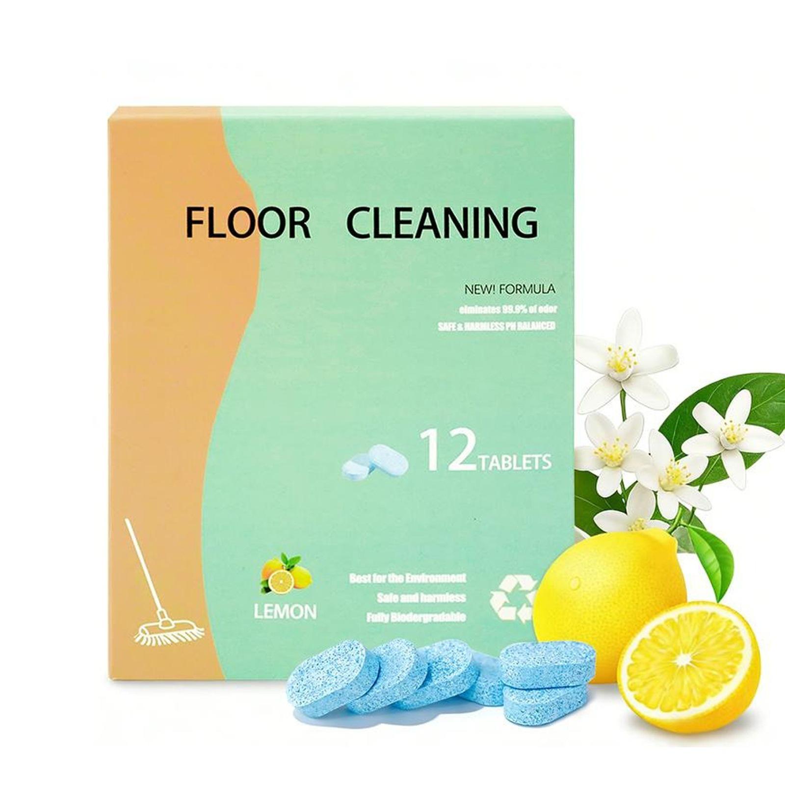 Floor Cleaning Tablets, Lemon Scent