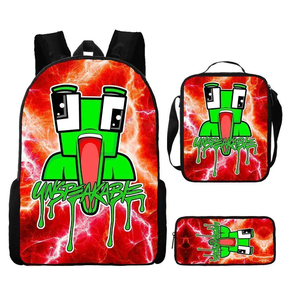 UNSPEAKABLE Anime Backpack for Women/Men/Teens, Day Packs Knapsacks Casual Backpacks Gift for Gym Travel Camping Outdoor Work Business
