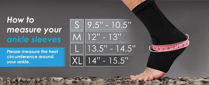 UGEM Legs Orthopedic Brace Compression Support Sleeve for Swelling Sprain Plantar Fasciitis Arthritis Tendinitis 20-30 mmHg Anti-Slip 3D Knitting