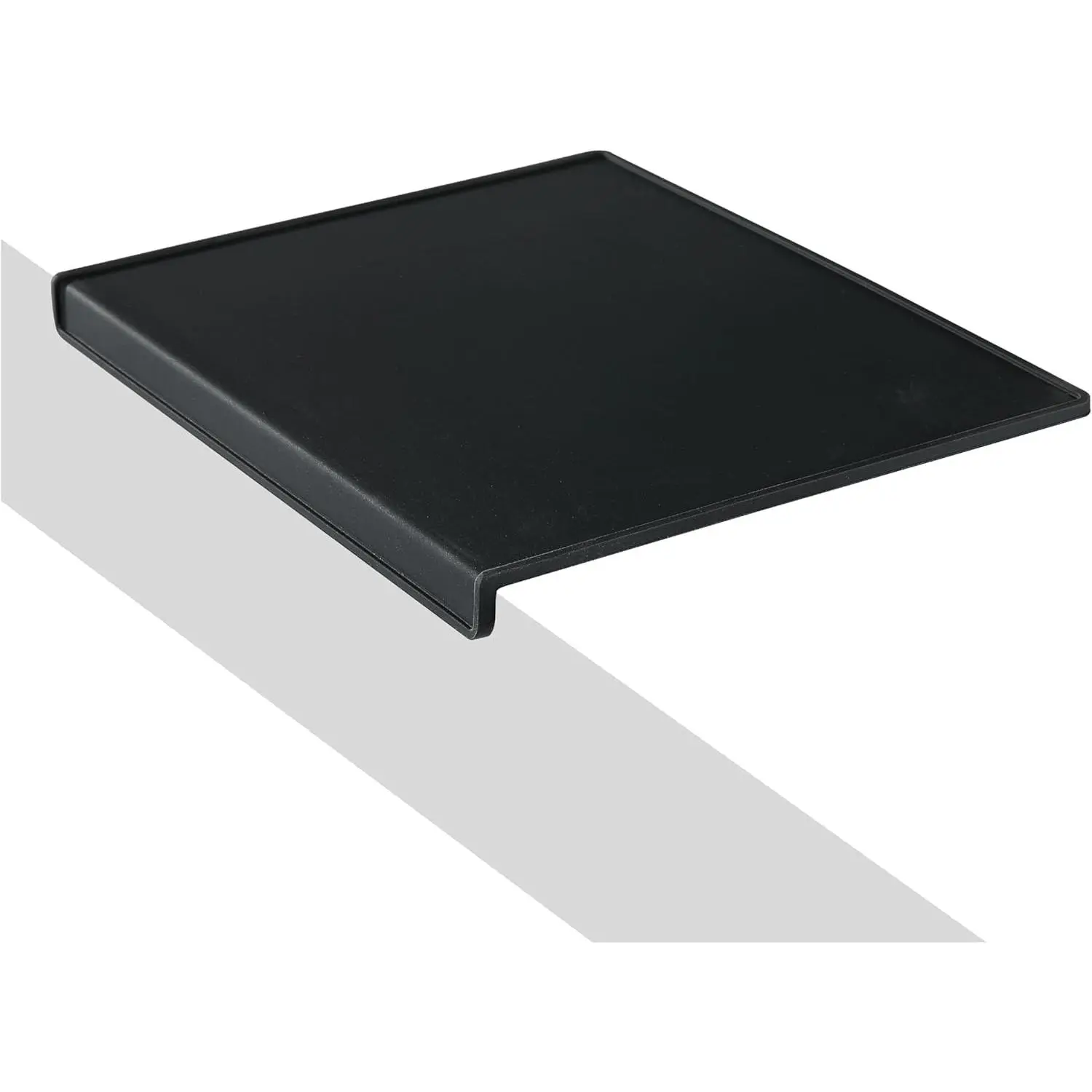 Espresso Tamping Mat, Silicone Coffee Tamper Mat, Black Portafiliter Mat for Baristas and Home, No-slip and Heat Resistant (9.8 * 7.8 inch)