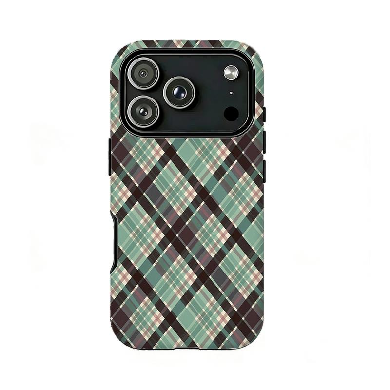 Y2K Heart Argyle Phone Case Cute Preppy Pattern,Compatible for iPhone 16 15 14 13 12 11 17Pro Max,for Samsung S25 S24 S23 S22 Ultra,Durable Dual-Layer design phone cover,Perfect Gift for Her