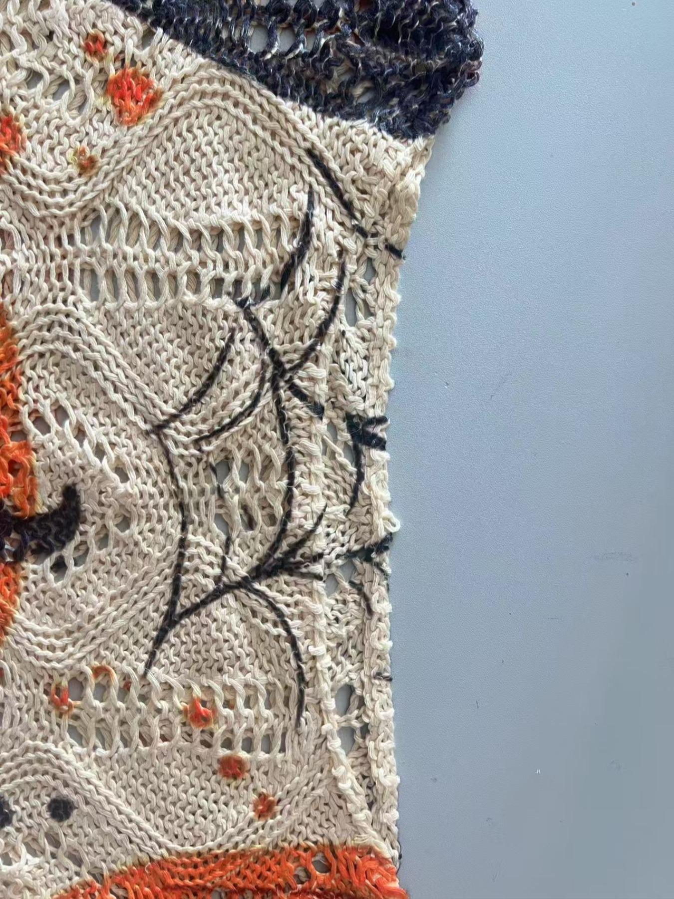 Women's Halloween Pumpkin Print Long Sleeve Knitted Top, Casual Style, Loose-Fit Batwing Sleeve Sweater, Summer & Fall Wear, Ladies Knitwear, Graphic Pullover, Womenswear