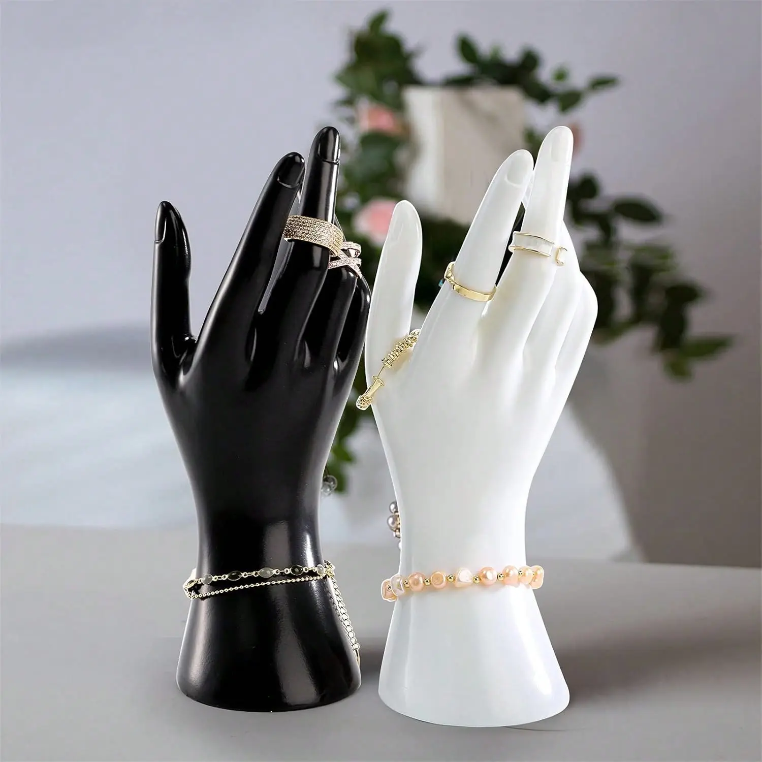 1 piece of female hand display stand for displaying bracelets, rings, and glove jewelry storage organizer, room decoration