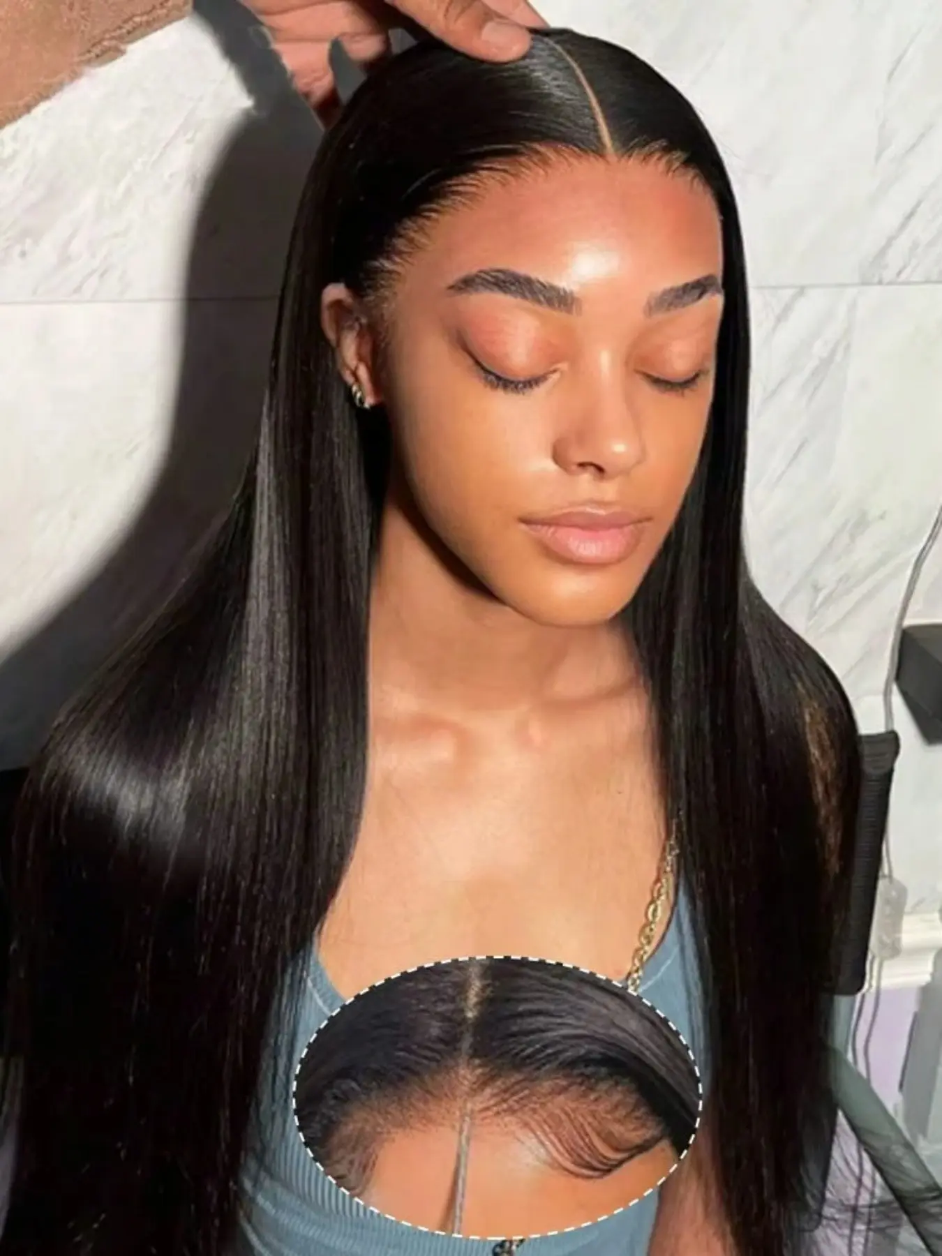 13X4 Full Lace Glueless Wig Drawstring Frontal Wig Human Hair Pre plucked HD Lace Wig Wear Go Bone Straight Lace Front Wig Lace Straight Wigs For Women