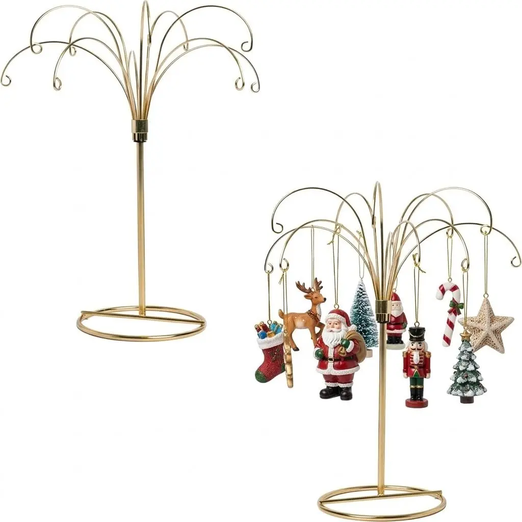 13.5"  Ornament Display Stands 2 Pack Metal Holders | Displays ornaments,  suncatchers, Easter eggs and keepsakes with sturdy metal support for seasonal décor.