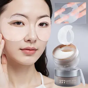 Mercilen Eye Patches 60pcs, Collagen Hyaluronic Acid Niacinamide, Moisturizing Brightening Firming, Anti-Dark Circles & Swelling, All Skin Types